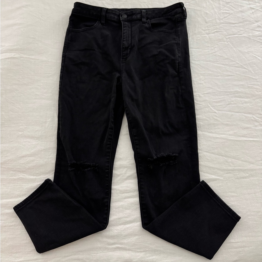 American Eagle Outfitters Black Next Level Stretch Jeans